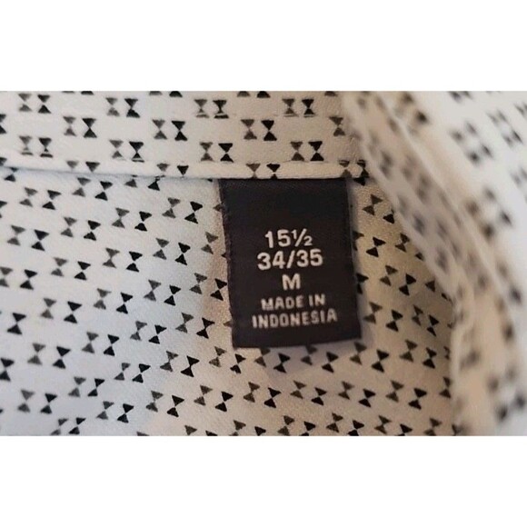 Van Heusen Flex Regular Fit Stretch Dress Shirt Men's Size M - Picture 4 of 5